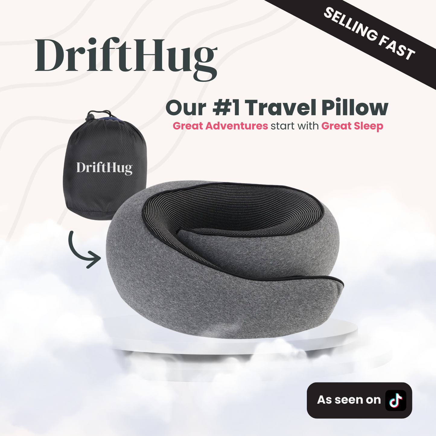 DriftHug® Travel Pillow